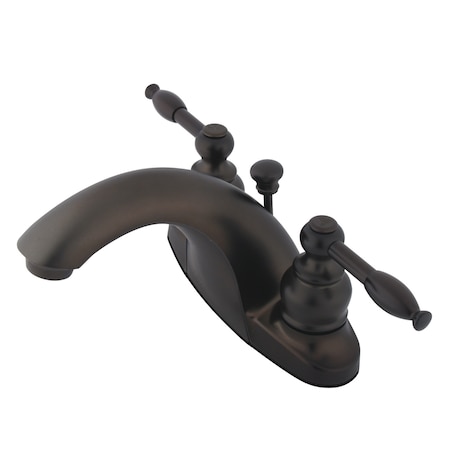 Kingston Brass 4" Centerset Bathroom Faucet, Oil Rubbed Bronze KB7645KL